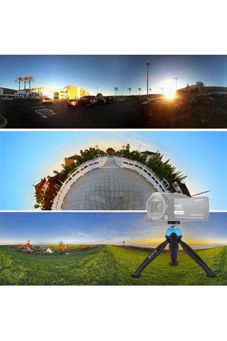 Createtech Puluz Pu361 360 Derece Top Kafa Mini Tripod Montajı - Gopro Ve Dslr İçin