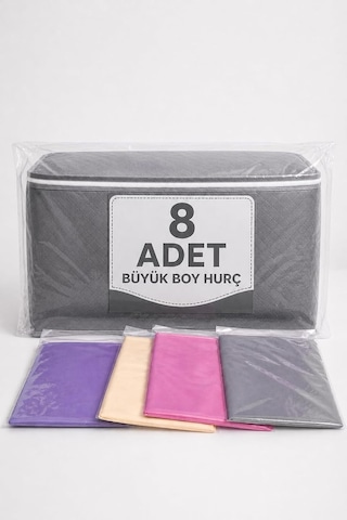 Nistabolje 8 Adet Hurç Yorgan Hurcu 100x50x40 Cm Büyük Mega Boy Genel