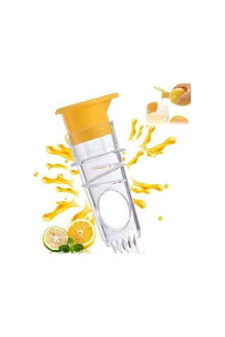 Wondernest Manuel Limon Sıkacağı, Şeffaf Pourer, Meyve Ve Narenciye Sıkma Aparatı Şeffaf