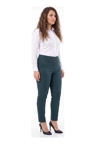 Baglan Kadın Düşük Bel Bilek Pantolon Bgl-st05667 Yeşil