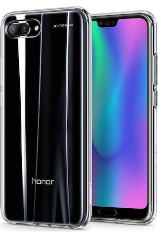 Spigen Huawei Honor 10 İle Uyumlu Kılıf Liquid Crystal 4 Tarafı Koruma