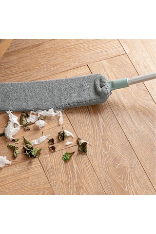 Sihirli Mikrofiber Başlıklı Girintili Yüzey Dip Köşe Raf Temizleme Mopu Toz Alma Fırçası Çok Renkli