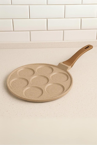 Döküm Pancake Tavası - Kahverengi