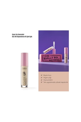 Callista Cover Up Concealer 01 Ivory Göz Altı Kapatıcısı