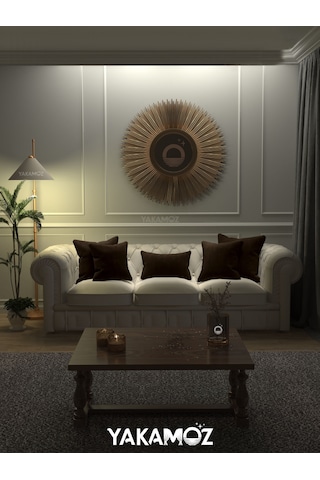 Br Yakamoz Çikolata Kahvesi Renk Kırlent , Yastık Kılıfı Kadife Görünümlü Velvet Touch Serisi Çikolata Kahvesi