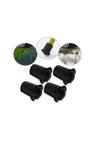 Bloomnest Adet Katlanır Bahçe Sandalyeleri, Kamp İçin Kauçuk Bacak Kapakları A723 Altın-siyah Altın - Siyah