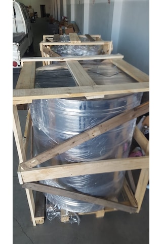 Paslanmaz Çelik Su Deposu 95 Lt Çap 50 Cm - Yükseklik 50 Cm