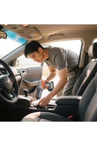 Ahv-17 Kablosu Şarjlı Süpürge 18.v 120w 7500mah 20kpa/vakum 8 Parça Aksesuar