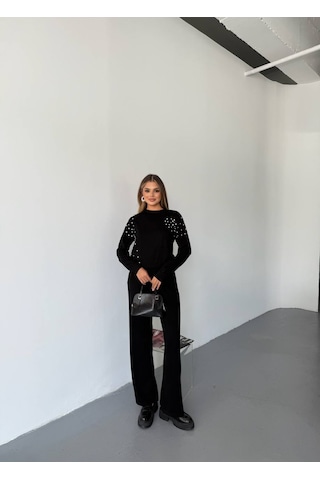 Fonna Fashıon Tk-2584 Bayan Takım Oysho Siyah
