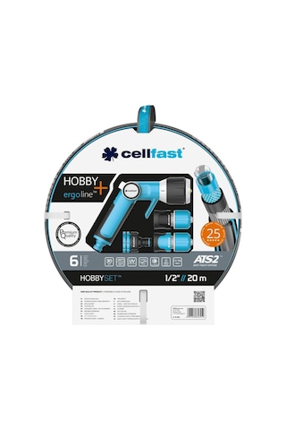 Cellfast Hobby Bahçe Sulama Hortumu Seti 1/2" 20 M