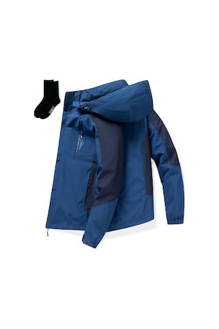 Sımıcg Kapüşonlu Su Geçirmez Ceket-lacivert. Lacivert