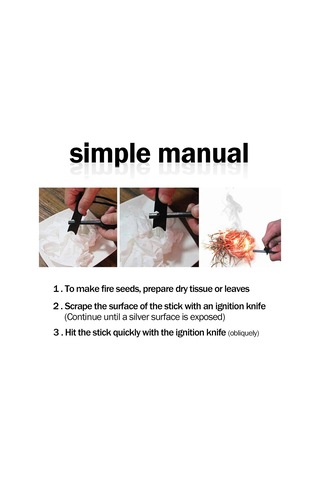 Survive Magnezyum Çubuğu Ateş Başlatıcı Çakmak Taşı Ahşap