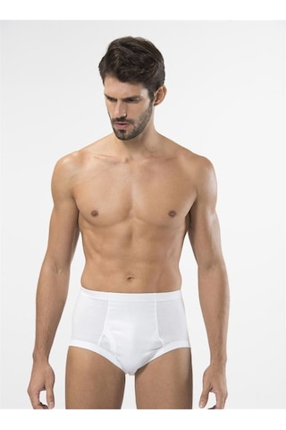 Türen 113 Ribana Erkek Slip - Beyaz-beyaz Beyaz