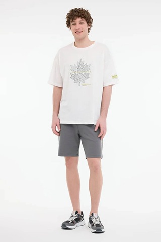 Lumberjack Ml Bera 11trv38 5fx Ekru Erkek T-shirt 102007762 Ekru