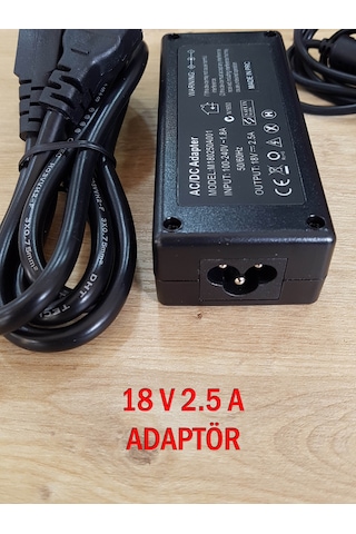 Adaptör 18V -2.5A Plastik Kasa