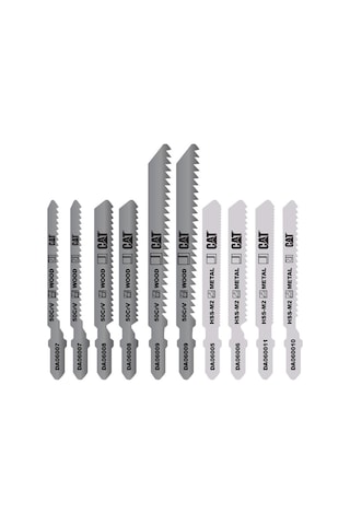 Cat Da06901 10 Parça Profesyonel Metal/ahşap Hassas/kaba Kesim Dekupaj Testere Ucu
