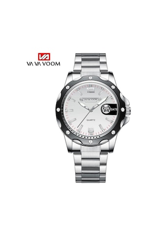 Beyaz Va Va Voom Kuvars İzle Moda Tarihi Kuvars Erkek Saatler Top Marka Lüks Erkek Saat Chronograph Spor Erkek Bilek İzle Hodinky Relogio Masculino Beyaz
