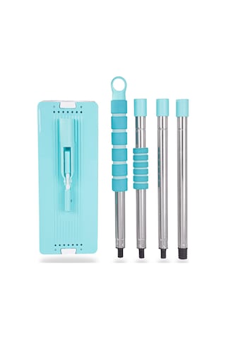 Omnipazar Flr-f0394 Sihirli Slim Tablet Mop Temizlik Kovası Turkuaz