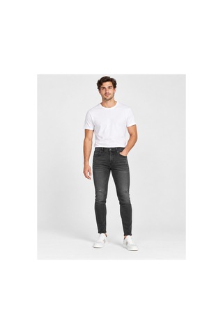 Nova Earth Art Antrasit Az Yırtıklı Skinny Jean Pantolon 36