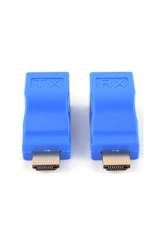 4971 Hdmi Rj45 Cat5 6 Extender Uzatıcı Uzatma Aparatı Adaptör