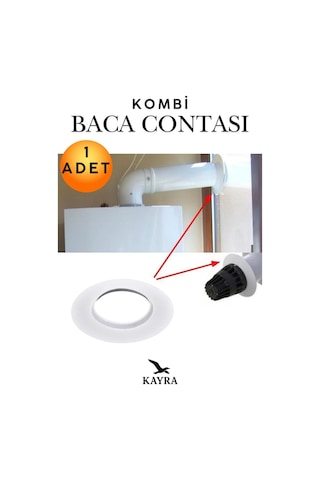 Kombi Baca Contası Sızdırmaz Boru Hava Lastiği Esnek Silikon Esnek Tesisat Bağlantı Elemanı Isıya Dayanıklı Universal Baca Bağlantı Contası Baca Borusu Sızdırmazlık Lastiği Kombi Yedek Parça Tesisat Beyaz