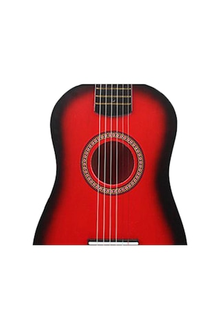 Suntek Mini Akustik Ahşap Gitar Kırmızı 23 Inç