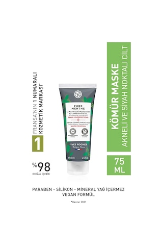 Yves Rocher The Pore Charcoal Mask 75 ML