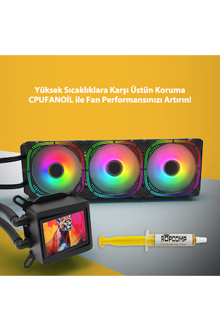 Ropcomp Cpufanoil Cpu Sıvı Soğutucu Fan Mili Yağı Cp5