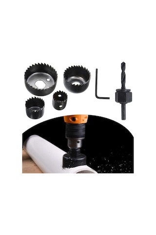 6 Parça Demir Ahşap Alçıpan Delme Buat Açma Seti 5023