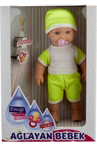 Ağlayan Emzikli Et Bebek 33 Cm