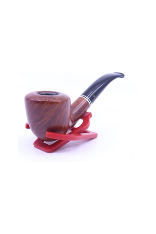 Şahin Sarı Yıldız Bent Dublin 9mm Filtreli Akrilik Saplı Pipo 237178-419 Model 1