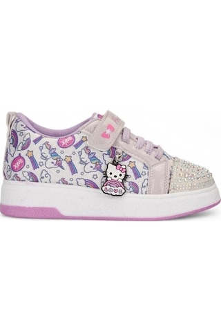 Prokids Pro-f Unicorn Simli Taşlı Maskotlu Kız Çocuk Ayakkabı 26-30 Gümüş
