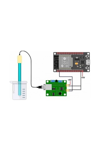 Ph-4502c Ph Sensör Modülü Analog Ph Ölçüm Kiti Bnc Elektrotlu Arduino Esp32 Raspberry Pi Su Kalite T