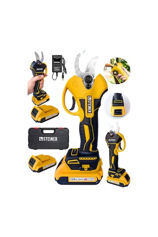 Steiner 128 Vf 10 Ah Çift Akülü Dijital Göstergeli Dal Kesme