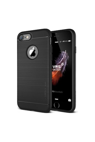 Vrs Design Apple Uyumlu iPhone 7 İle Simpli Fit Kılıf Phantom Black Siyah