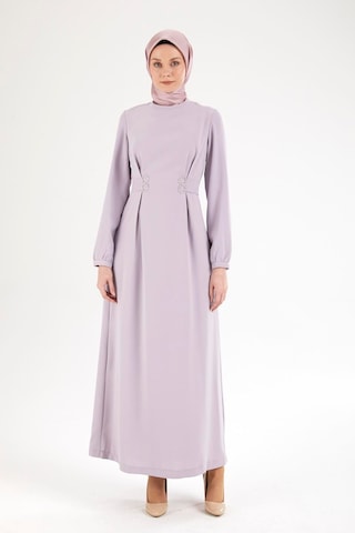 Armine Trend Belden Halka Desenli Elbise-lila 25yt926 Lila