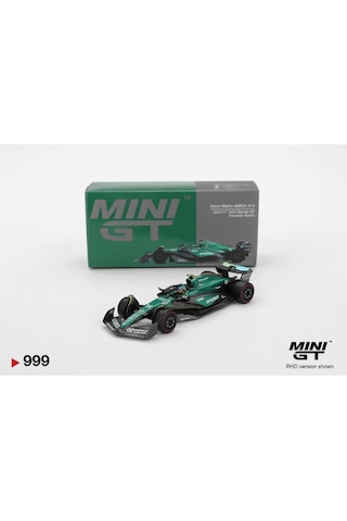 Mini Gt 1/64 Aston Martin Amr24 14 Fernando Alonso 2024 F1 2024 Bahrain Gp 999