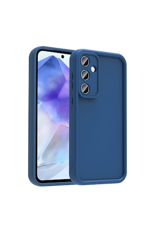 Galaxy A56 Uyumlu Kılıf Kamera Korumalı Sys Ananas Kapak - Koyu Yeşil Koyu Yeşil