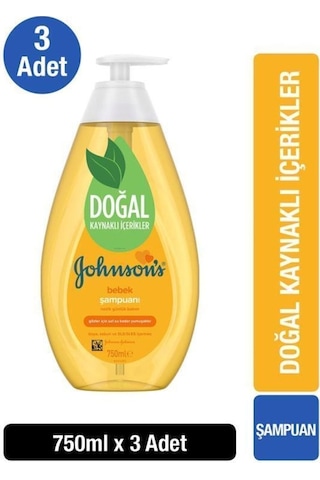 Johnson's Baby Şampuan 3 x 750 ML