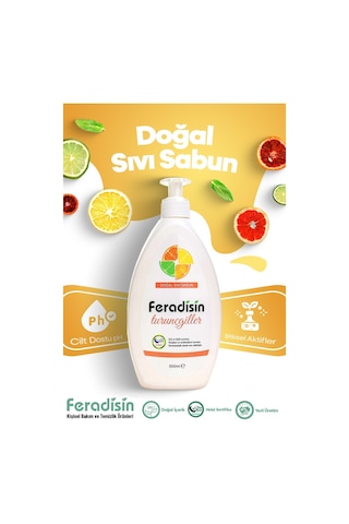 Sıvı El Sabunu "turunçgiller" 500 Ml. Gimdes Helal Sertifikalı
