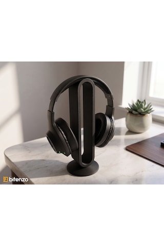 Minimalist Oval Tasarım Masaüstü Kulaklık Standı, Gaming Ve Ofis Kulaklık Tutucu