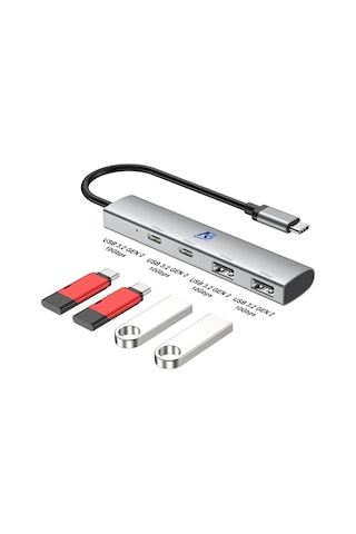 Uhp02-017 Apollobell 4 Portlu Usb C 3.2 Gen 2 Hub