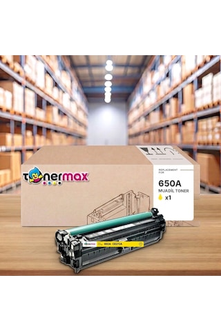 Hp 650a Ce272a Sarı Uyumlu Toner - Çipli / Color Laserjet Enterprise Cp5525 / M750