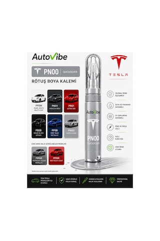 Tesla Rötuş Boya Kalemi Pn00 Quicksilver 2 Si 1 Arada Tesla Rötuş Boya Kalemi Pn00 Quicksilver 2 Si 1 Arada