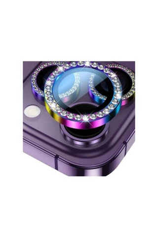 Mercitech Apple Uyumlu iPhone 14 Pro-14 Pro Max Diamont Lens