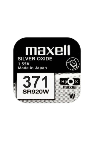 Maxell 371 SR920SW 1.55V Saat Pili 10'lu
