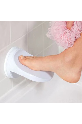 Dianziye Ev Bathı İçin Kalın Pp Materyal Banyo Tabureti - Yaşlı Ve Hamileler İçin Kaymazsız, Dirsek Kullanıma Uygun, Dikenli Paspaslı Beyaz Diğer