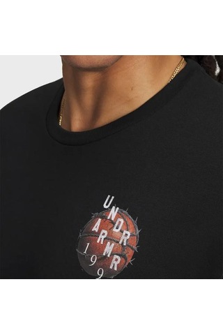 Under Armour 60/40s City Classic Erkek Siyah Polo Yaka Tişört