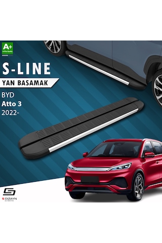 S-dizayn Byd Atto 3 S-line Aluminyum Yan Basamak 193 Cm 2022 Üzeri
