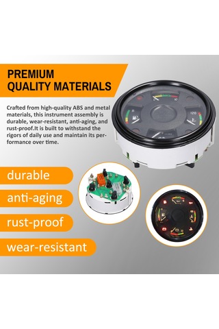 Yifomall 4 Fonksiyonlu Araç Gösterge Paneli - Yakıt, Yağ Basıncı, Su Sıcaklığı Ve Voltmetre İle Gerçek Zamanlı Takip